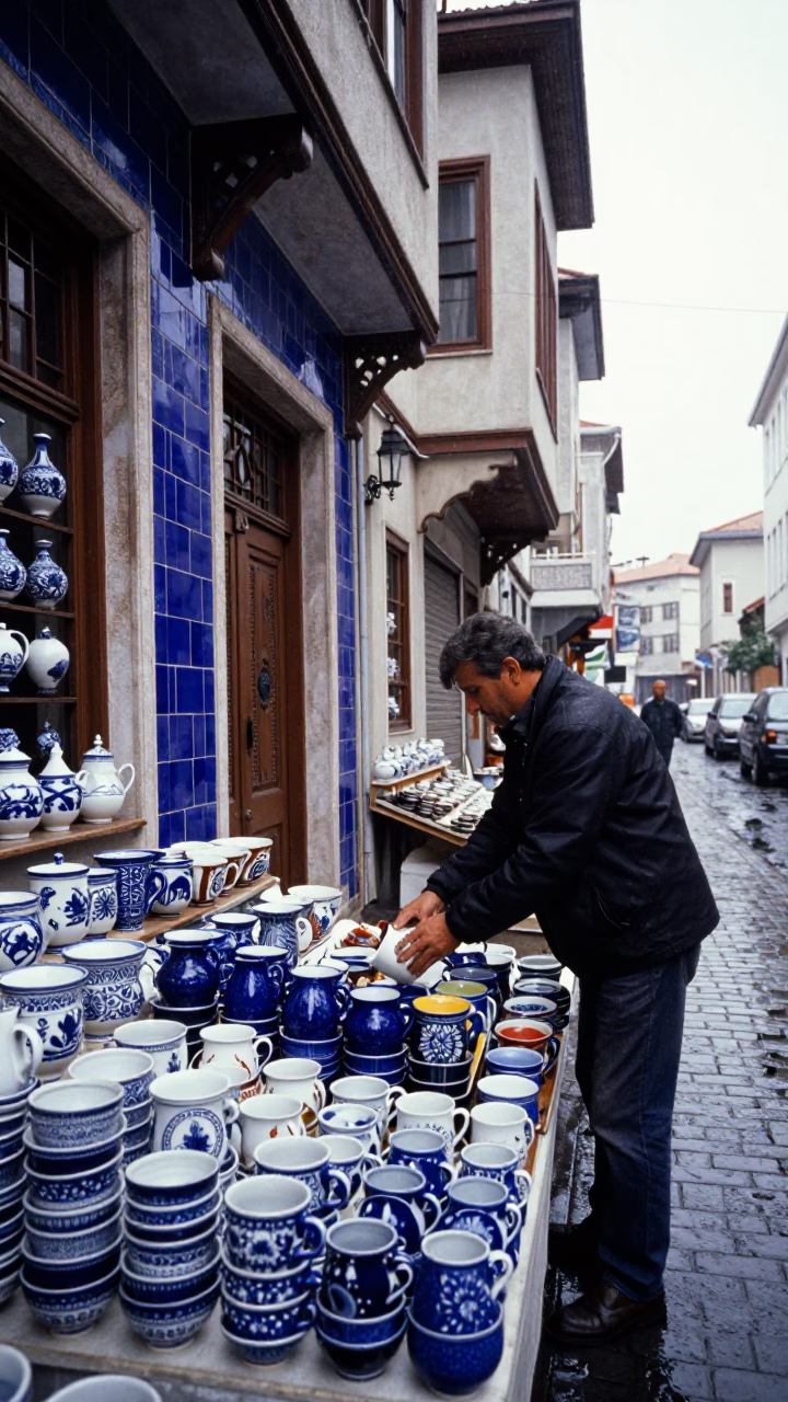 Tea Ware in Istanbul in in Istanbul, Turkey