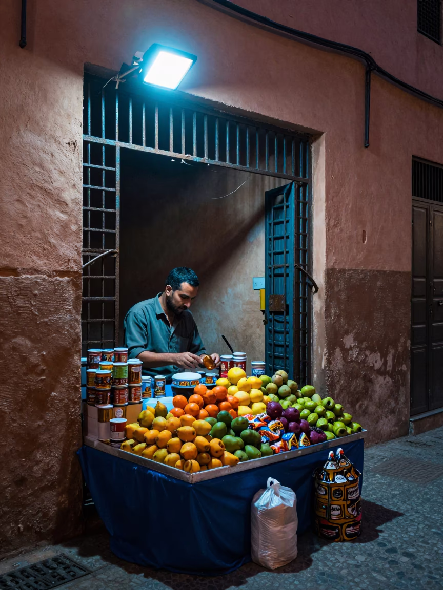 Tea Ware in Marrakech in in Marrakech, Morocco