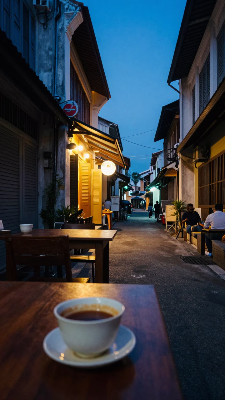 Teahouse Alleyway in Phuket in in Phuket, Thailand