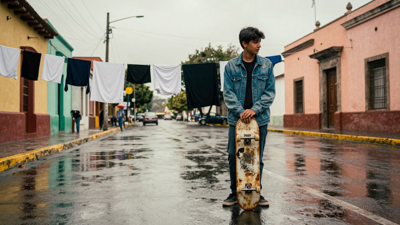 Teenager in Mexico City in in Mexico City, Mexico