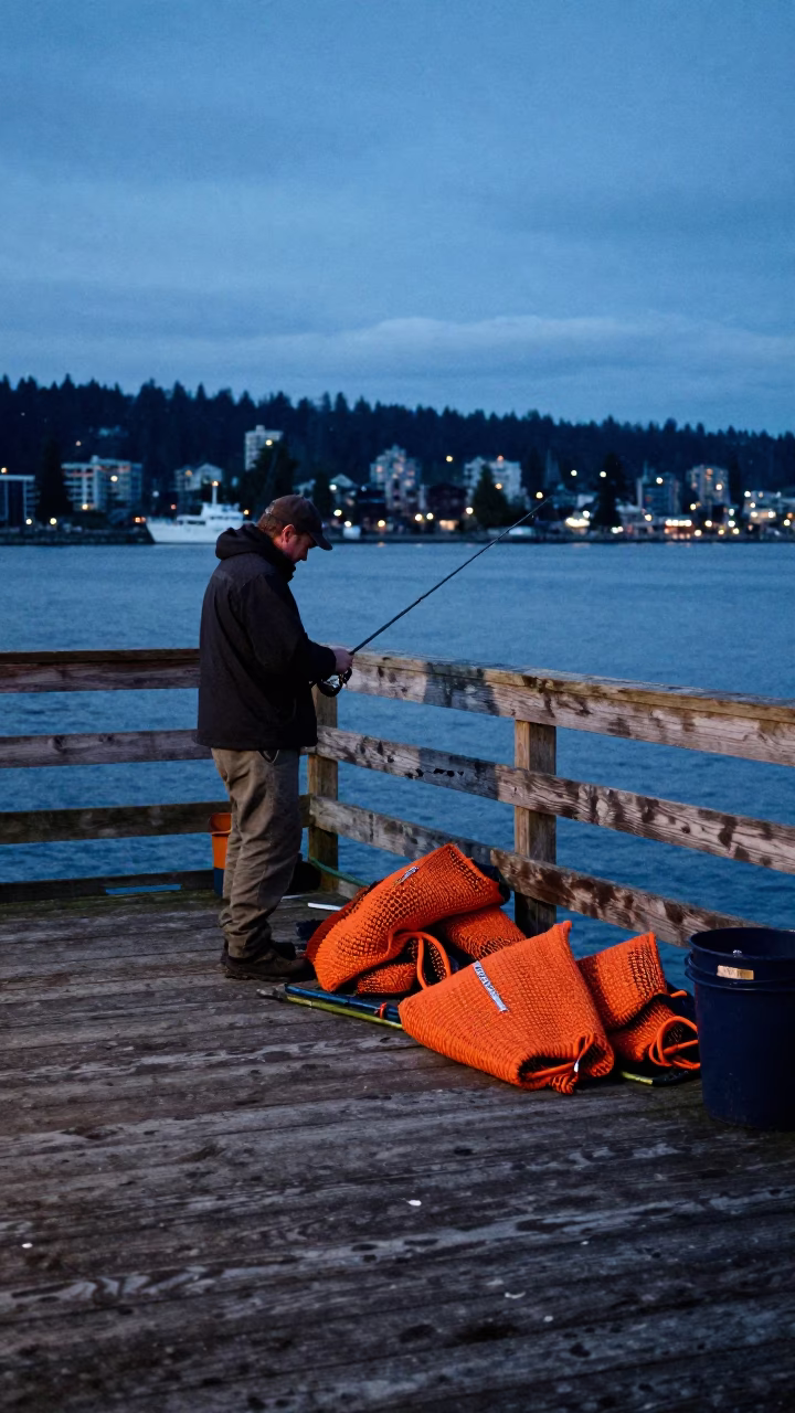 Tending Gear in Vancouver in in Vancouver, British Columbia, Canada