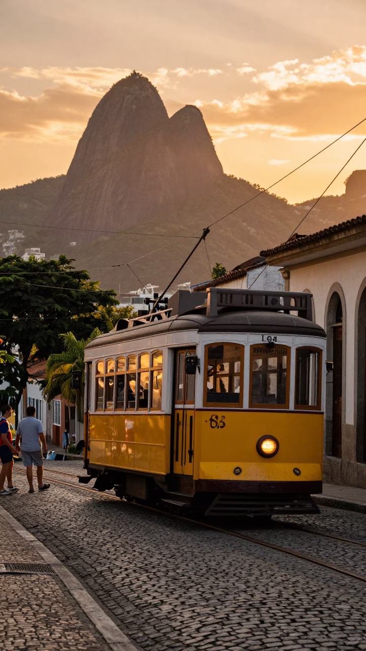 Teresa Street in Rio De Janeiro in in Rio de Janeiro, Brazil