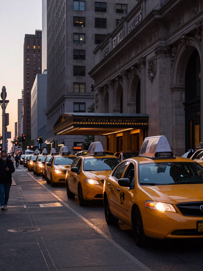 Terminal City at The Still Hours Before Dawn Light in New York in in New York, New York, United States