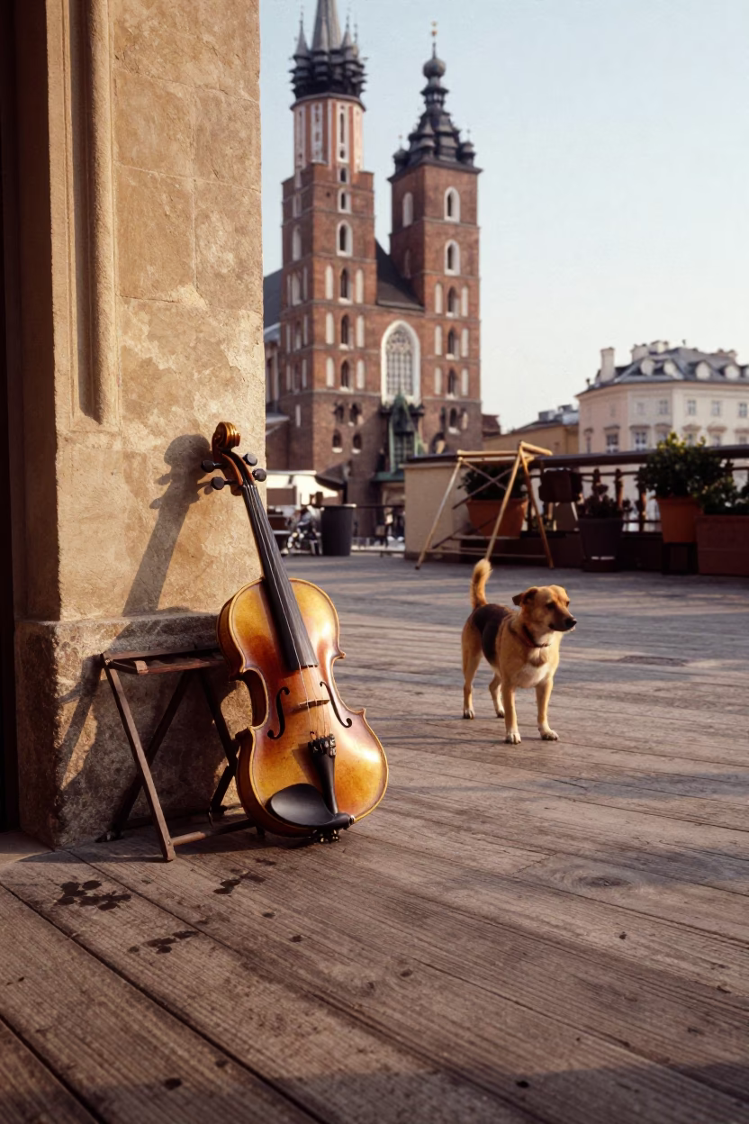 Terrace Objects in Krakow in in Krakow, Poland