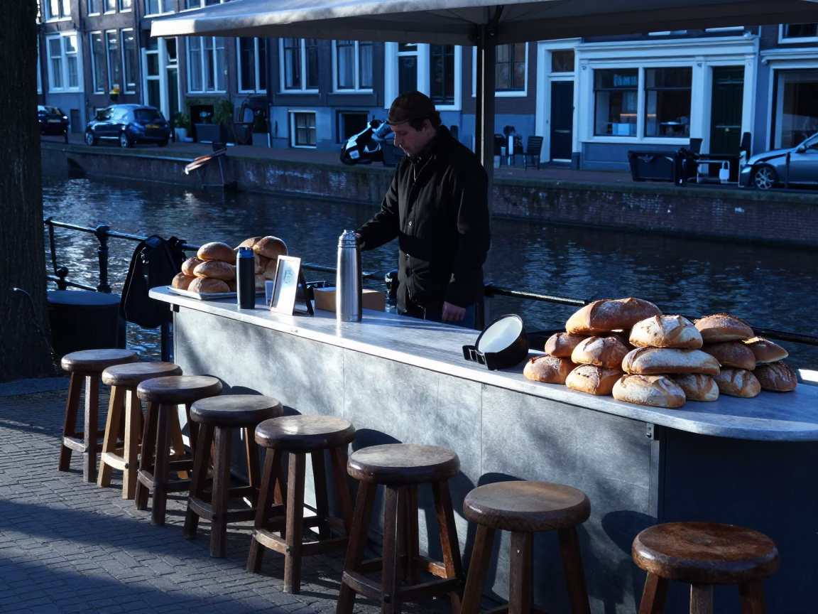 Terrace Setup in Amsterdam in in Amsterdam, Netherlands