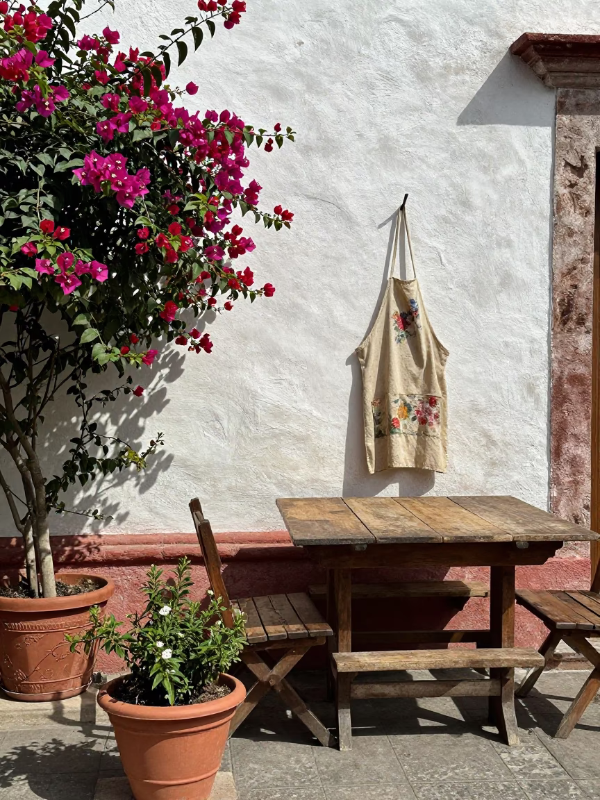 Terrace Table in Mexico City in in Mexico City, Mexico