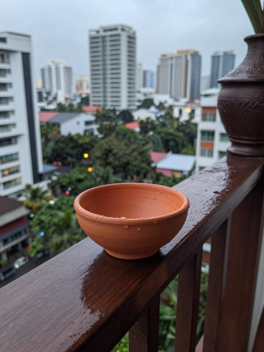 Terracotta Bowl in Bangkok in in Bangkok, Thailand