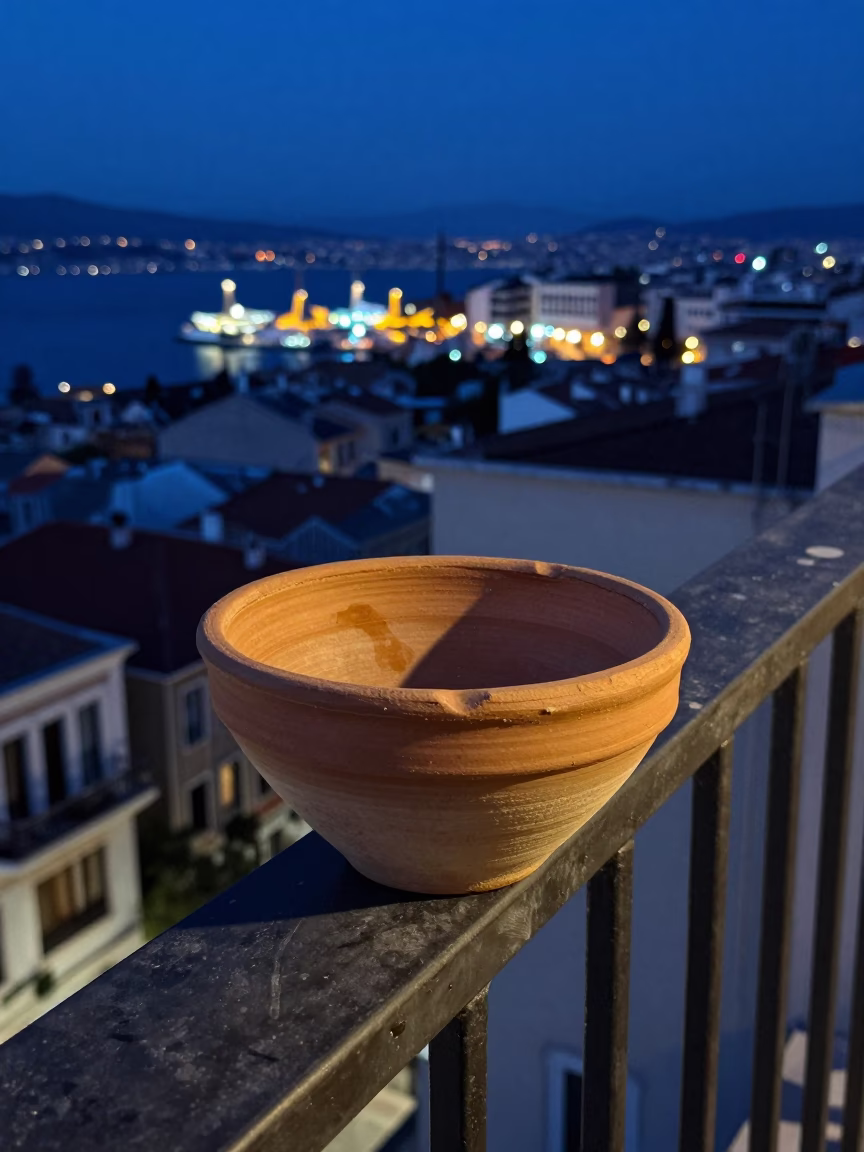 Terracotta Bowl in Izmir in in Izmir, Turkey