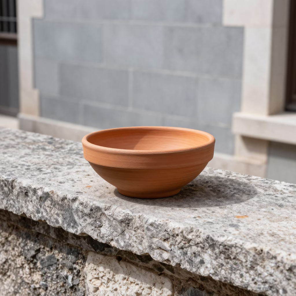 Terracotta Bowl in Lyon in in Lyon, France