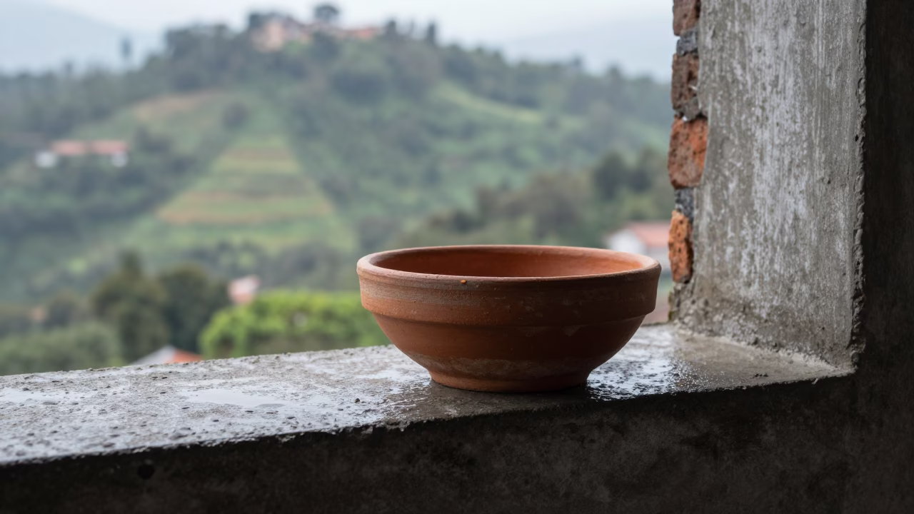 Terracotta Bowl in Medellin in in Medellin, Colombia