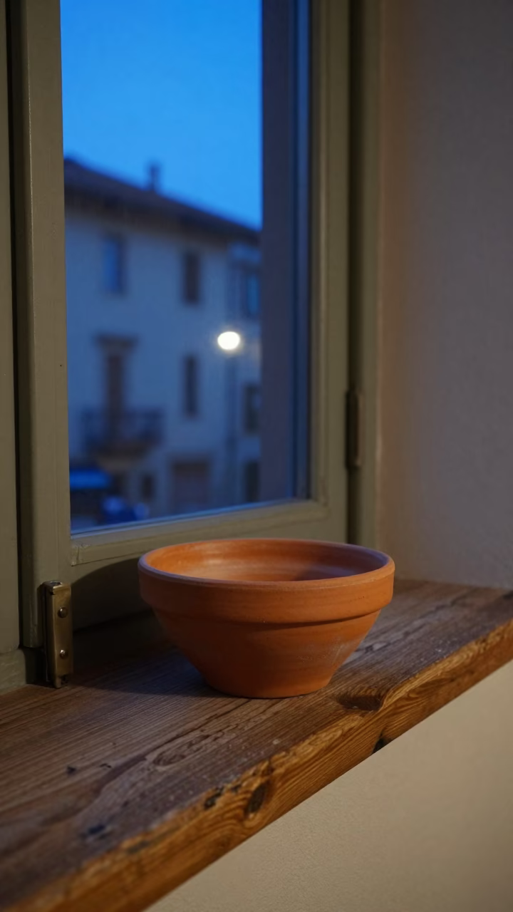 Terracotta Bowl in Milan in in Milan, Italy