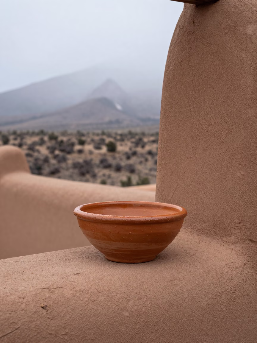 Terracotta Bowl in Santa Fe in in Santa Fe, United States