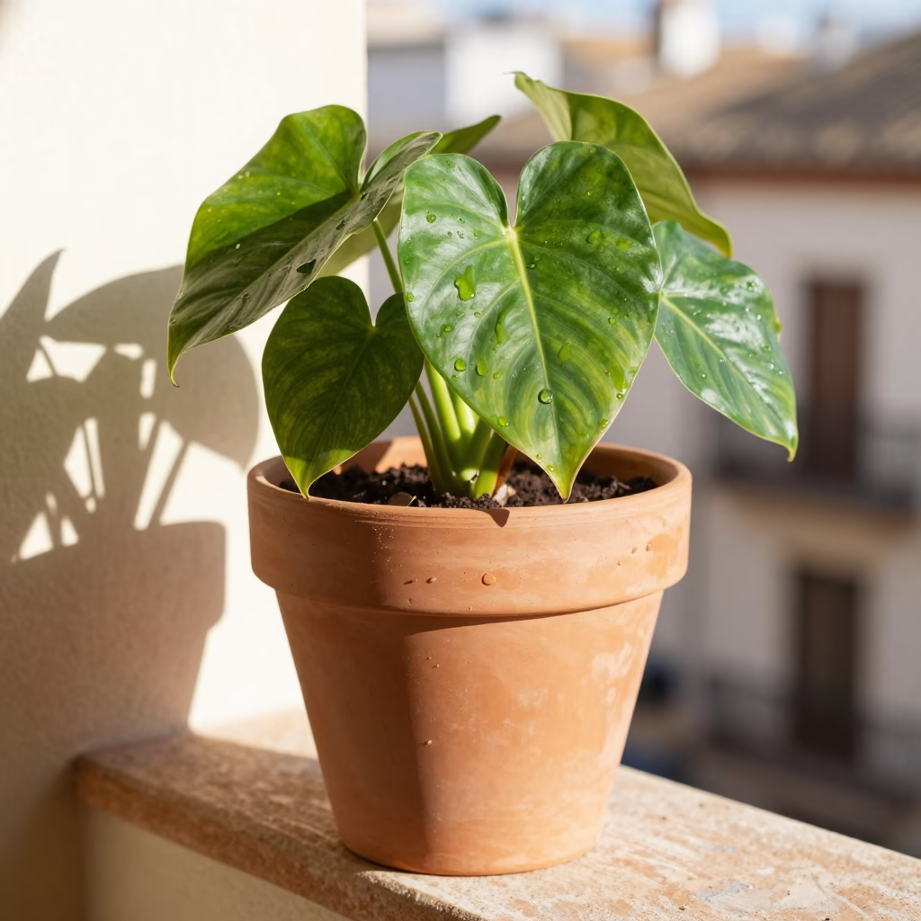 Terracotta Plant Pot in Valencia in in Valencia, Spain