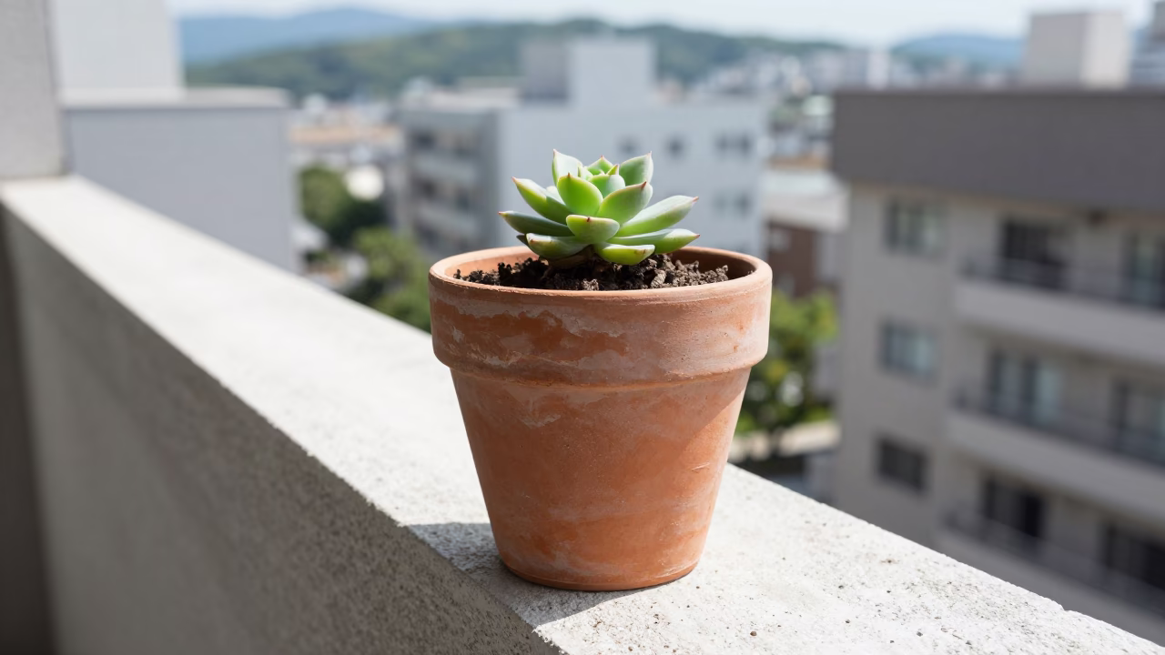 Terracotta Pot in Fukuoka in in Fukuoka, Japan