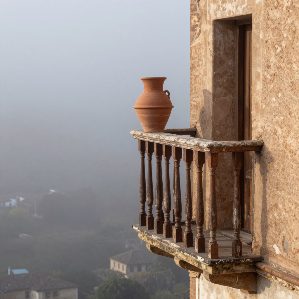 Terracotta Pot in Granada in in Granada, Spain