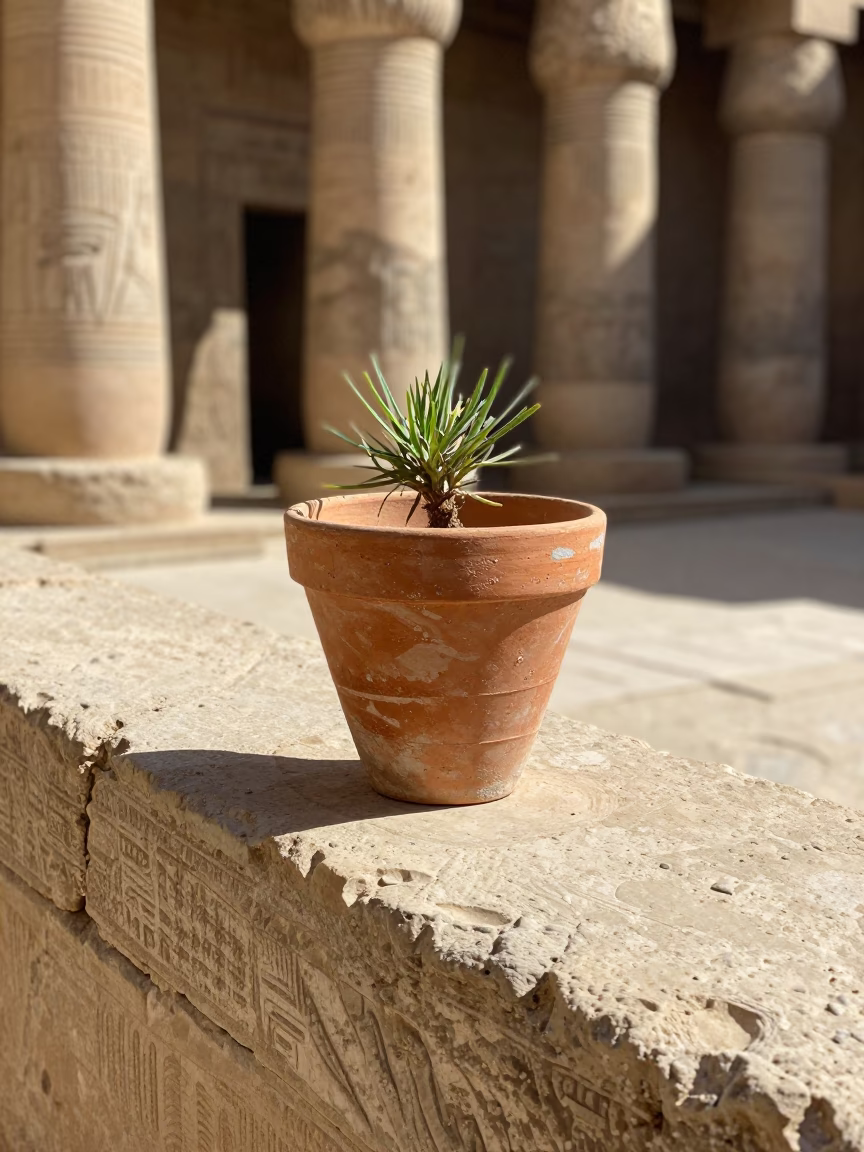 Terracotta Pot in Luxor in in Luxor, Egypt