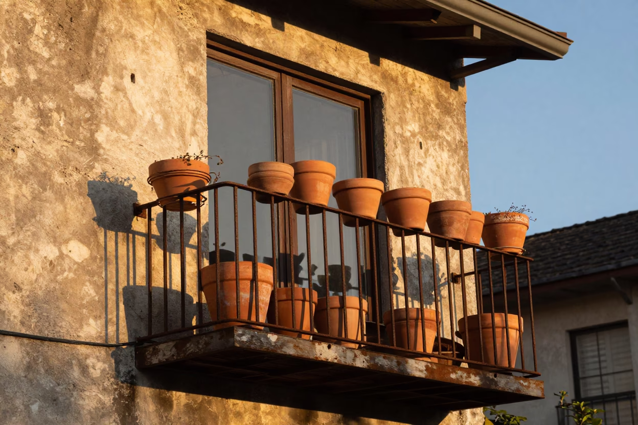 Terracotta Pots in Austin in in Austin, Texas, United States