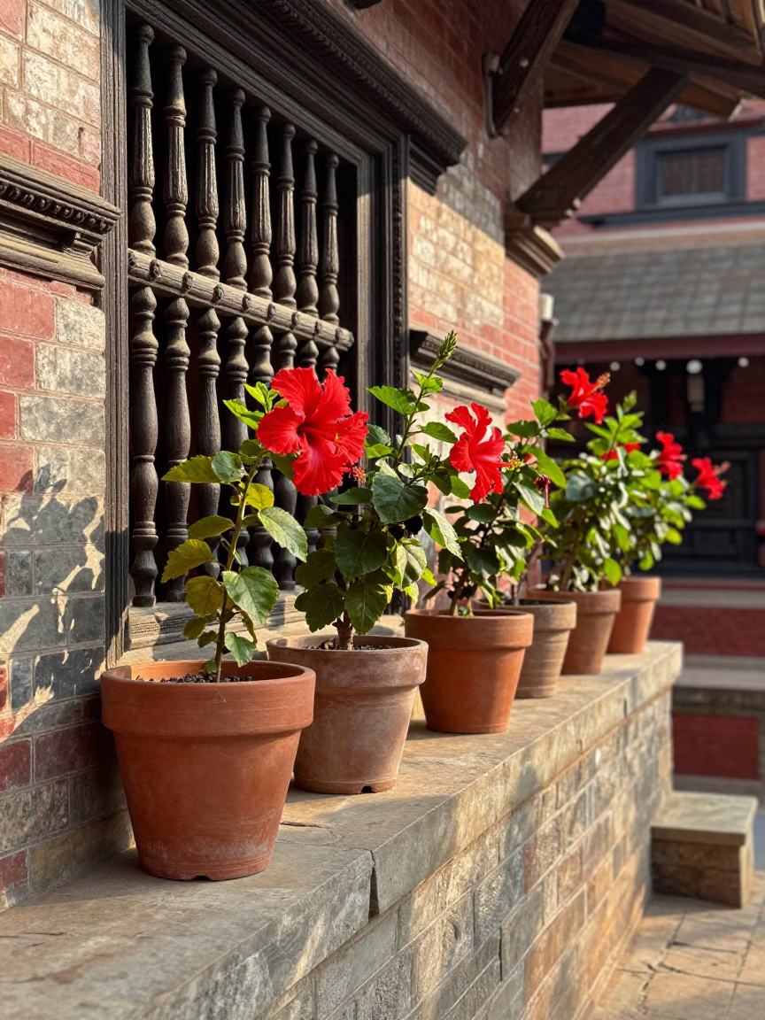Terracotta Pots in Kathmandu in in Kathmandu, Nepal