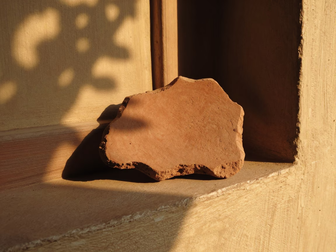 Terracotta Pottery Shard in Delhi in in Delhi, India