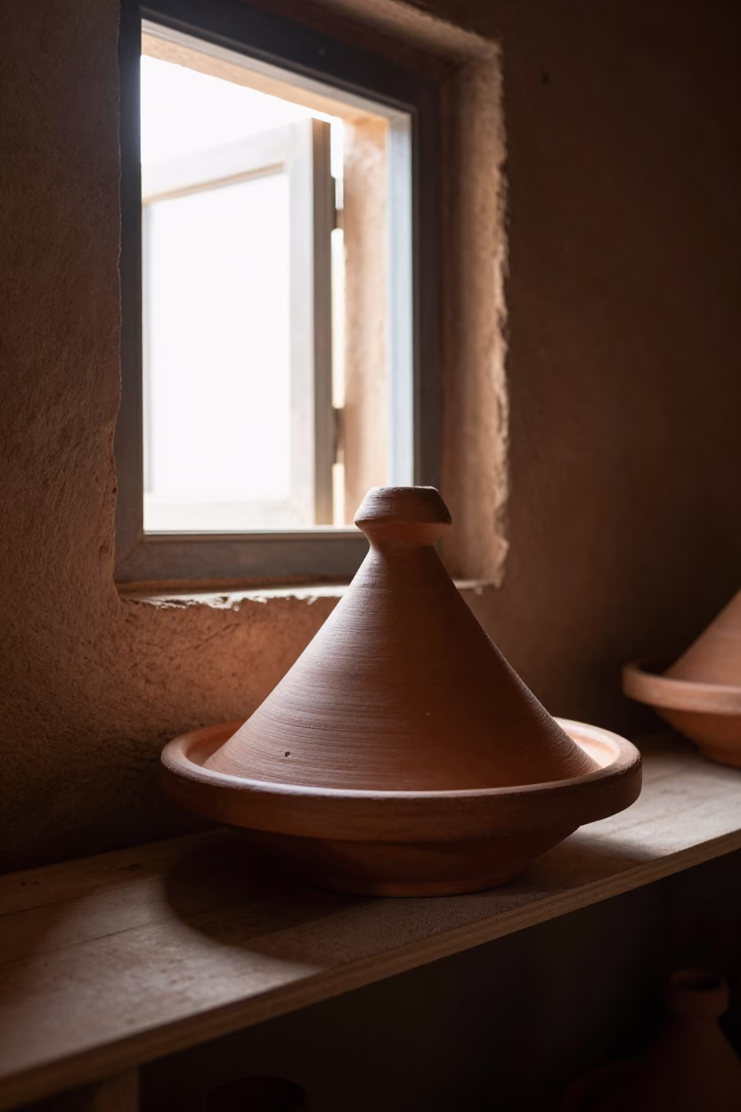 Terracotta Tagine Pot in Fez in in Fez, Morocco