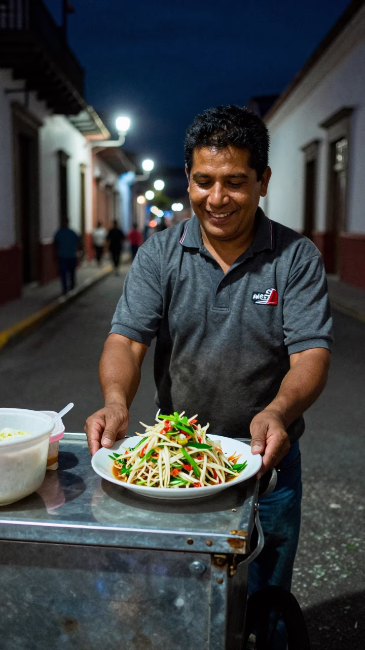 Thai Green Papaya Salad in Quito in in Quito, Ecuador
