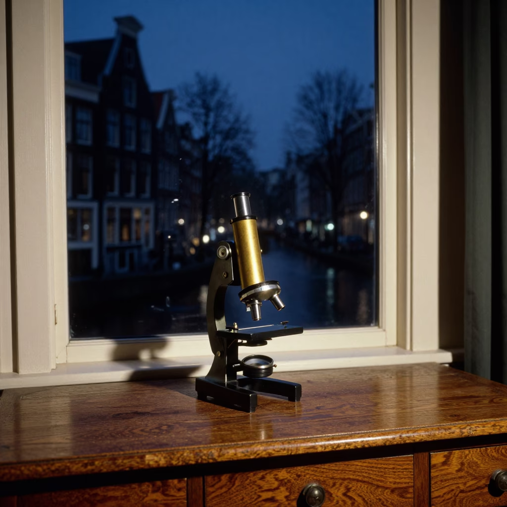 The Deepest Night Sky Light on House Interior in Amsterdam in in Amsterdam, Netherlands