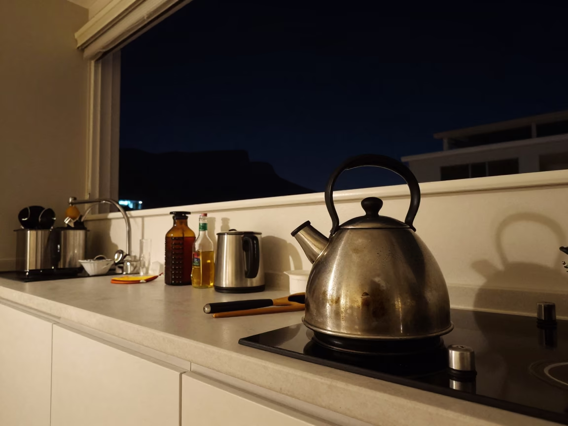The Deepest Night Sky Light on Kitchen Counter in Cape Town in in Cape Town, South Africa