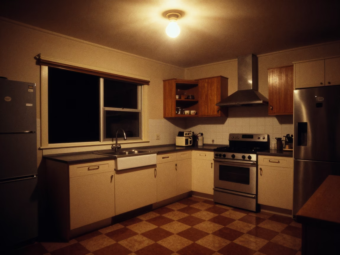 The Deepest Night Sky Light on Scene Home in Adelaide in in Adelaide, South Australia, Australia