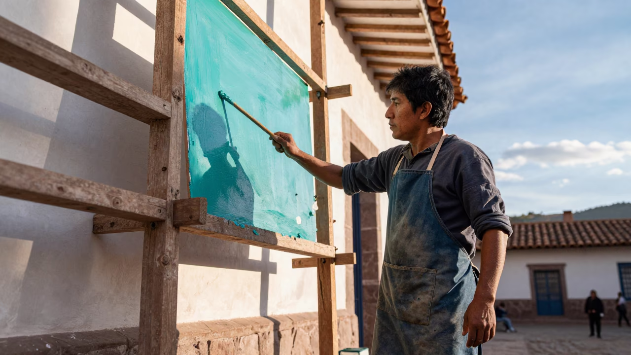 The Early Afternoon Light on Afternoon Light in Cusco in in Cusco, Peru