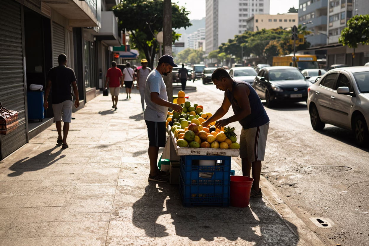 The Early Afternoon Light on Early Afternoon in Rio De Janeiro in in Rio de Janeiro, Brazil