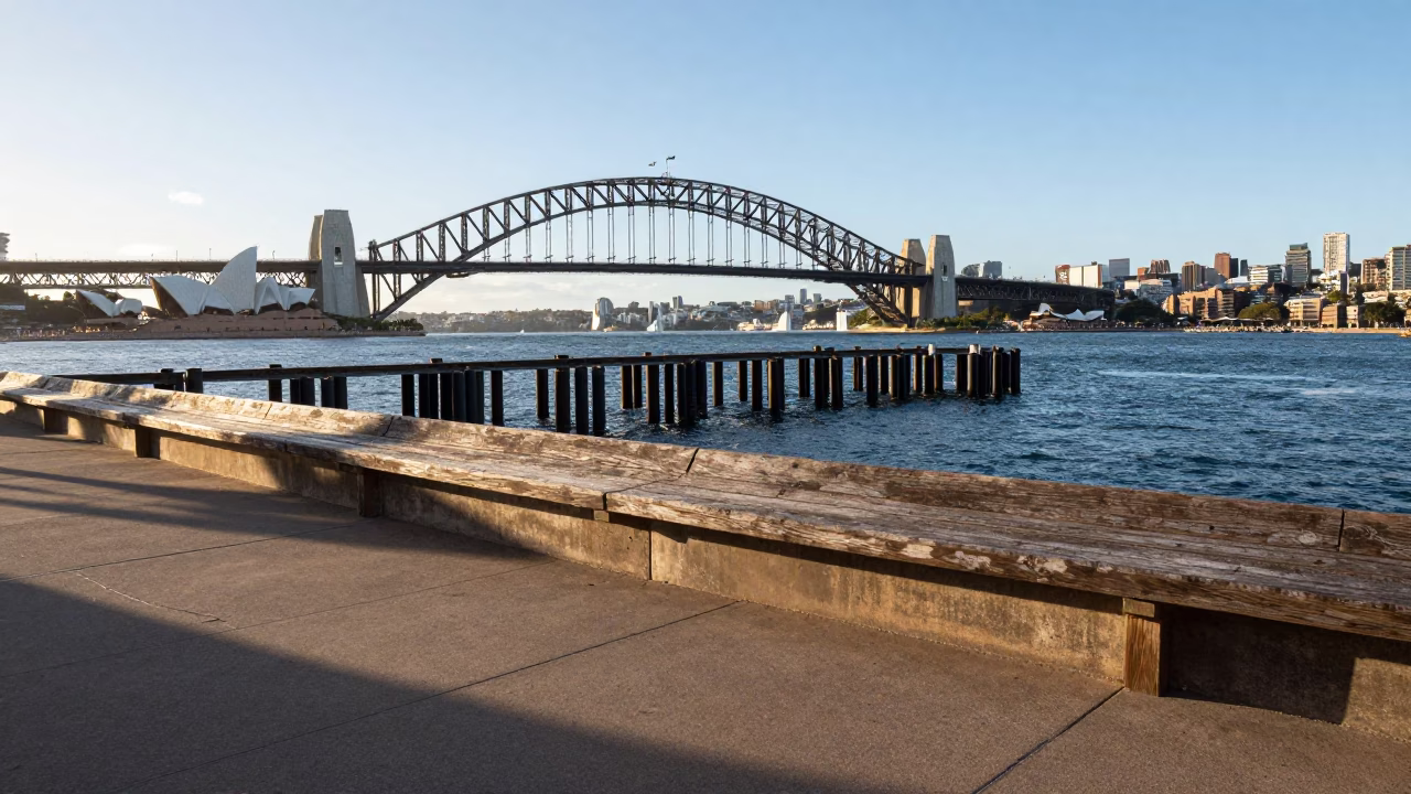 The Early Afternoon Light on Early Afternoon in Sydney in in Sydney, New South Wales, Australia