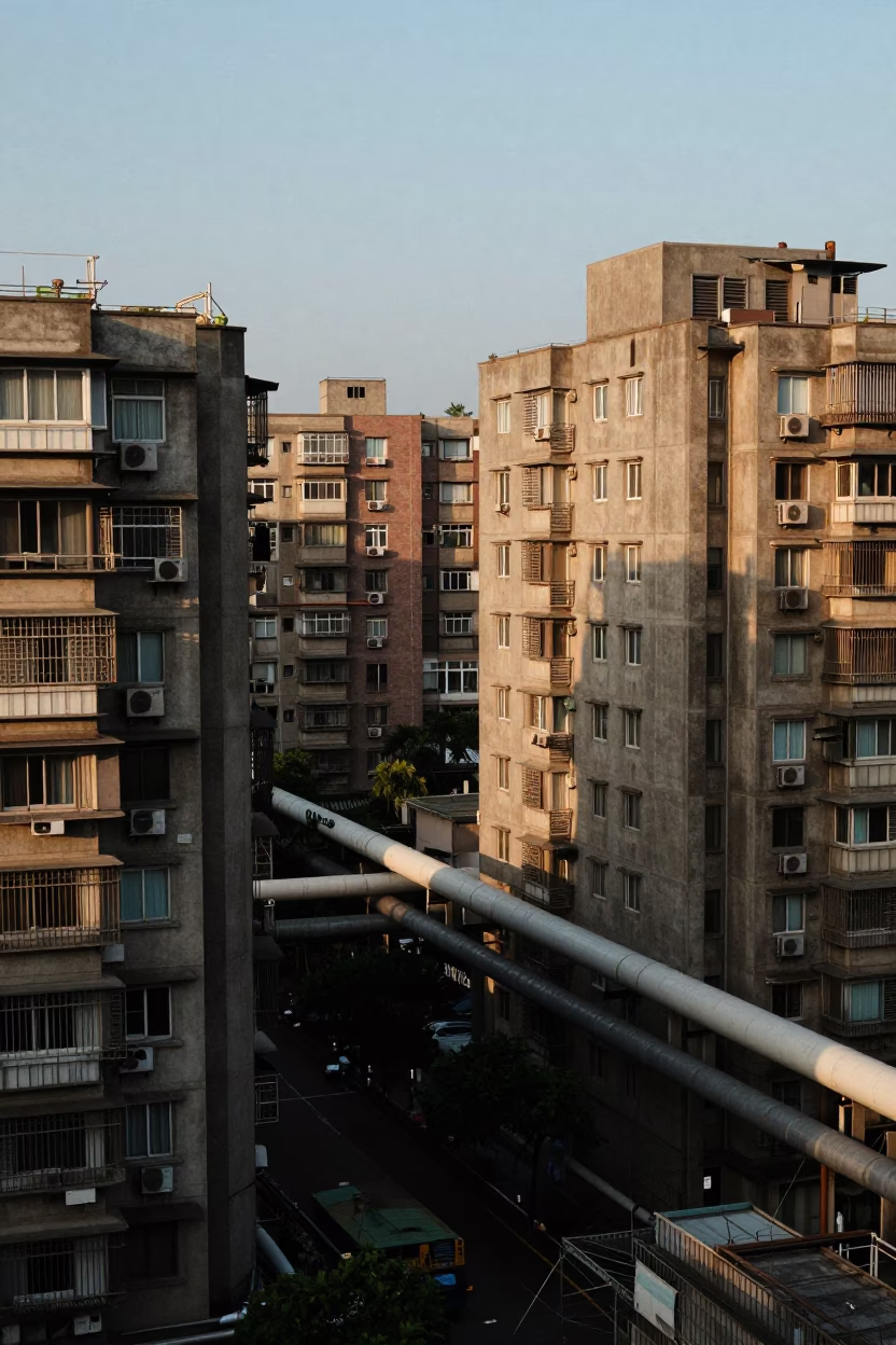 The Early Afternoon Light on Early Afternoon in Taipei in in Taipei, Taiwan