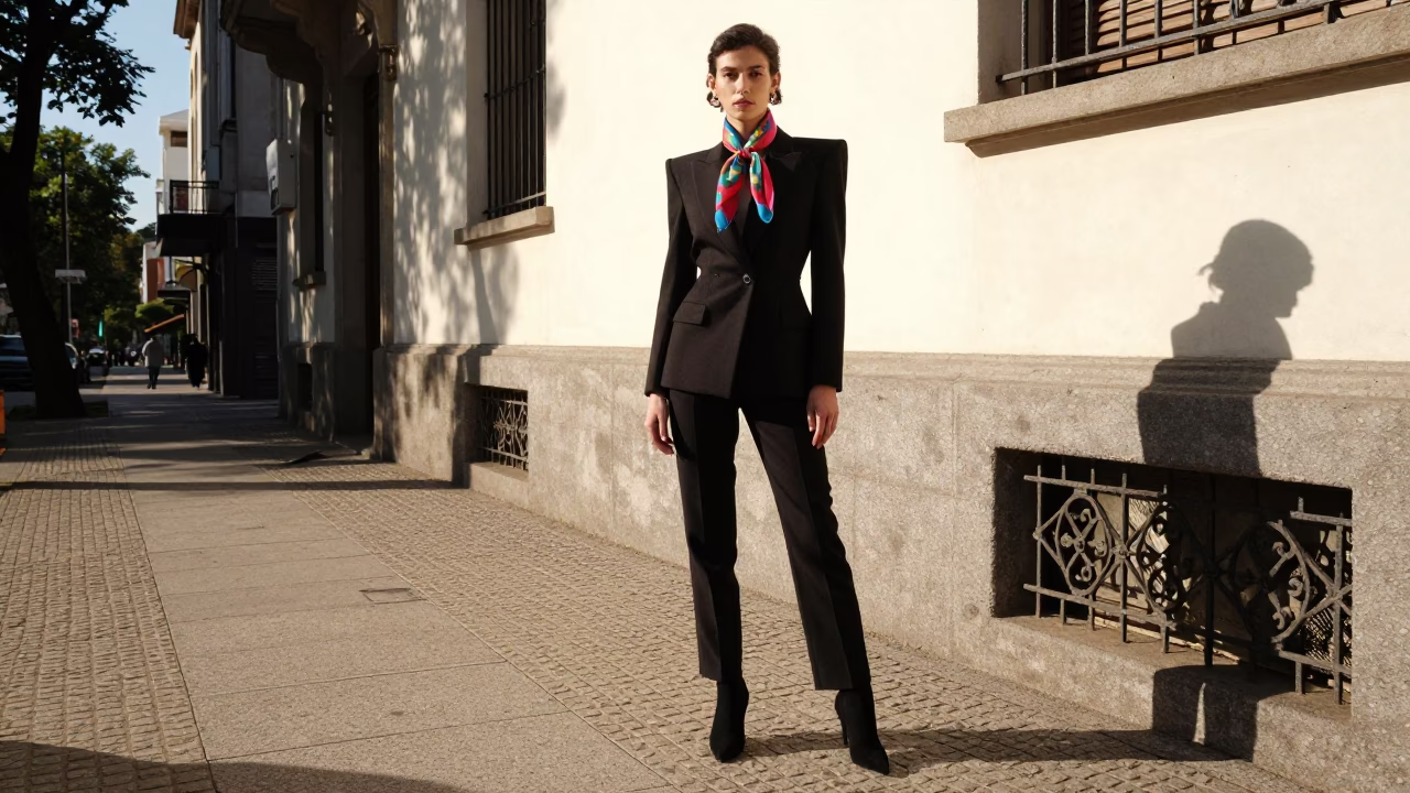 The Early Afternoon Light on Model in Buenos Aires in in Buenos Aires, Argentina