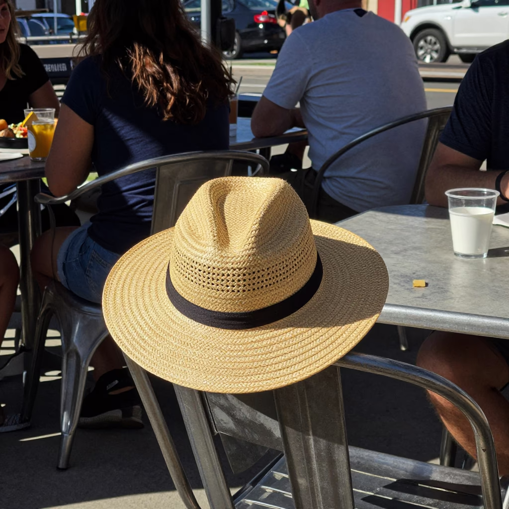 The Early Afternoon Light on Patio Lunch in San Diego in in San Diego, California, United States