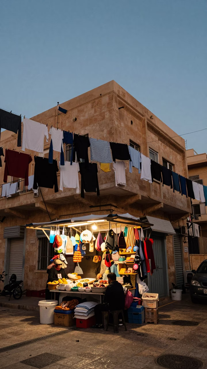 The Early Evening Light on Early Evening in Beirut in in Beirut, Lebanon