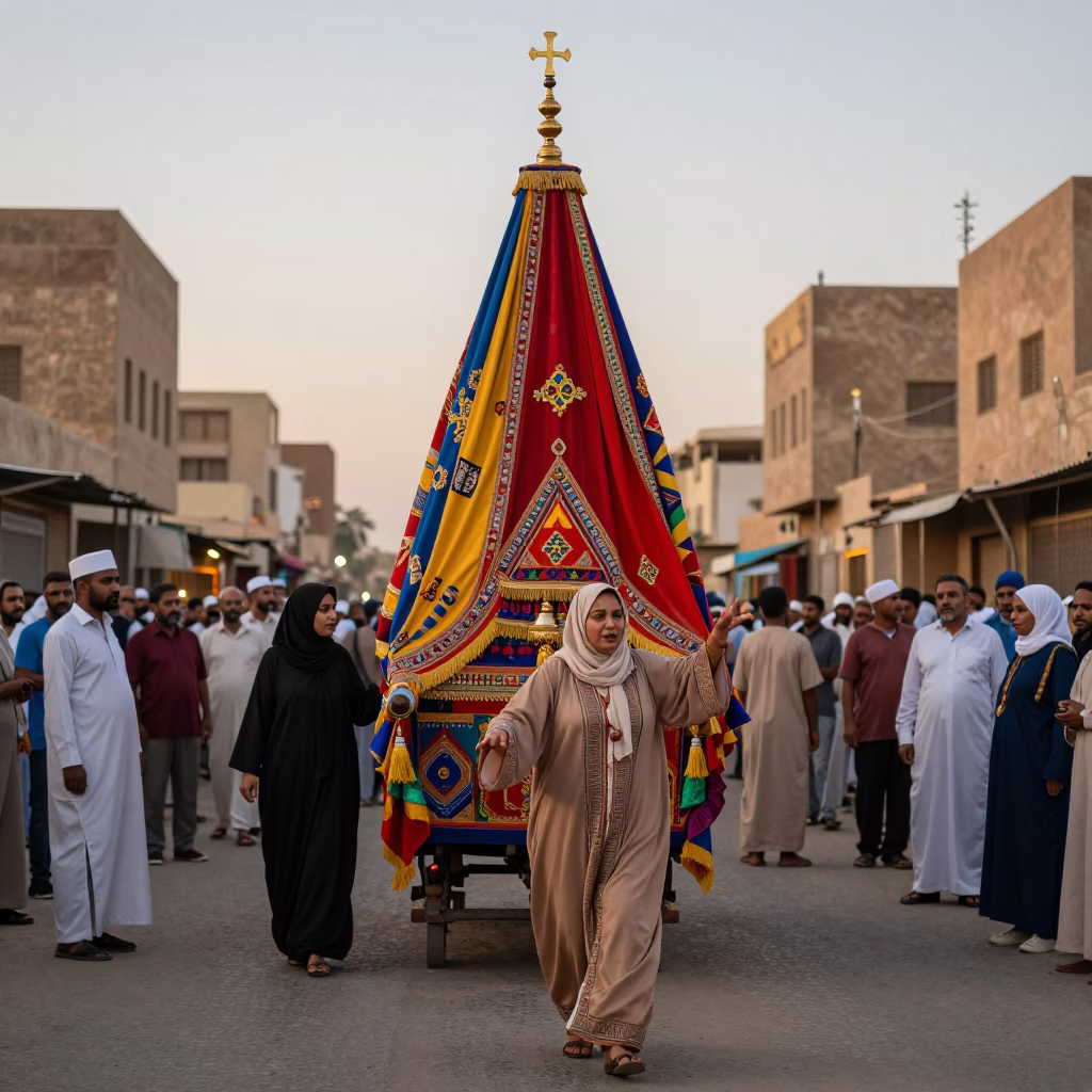 The Early Evening Light on Early Evening in Luxor in in Luxor, Egypt