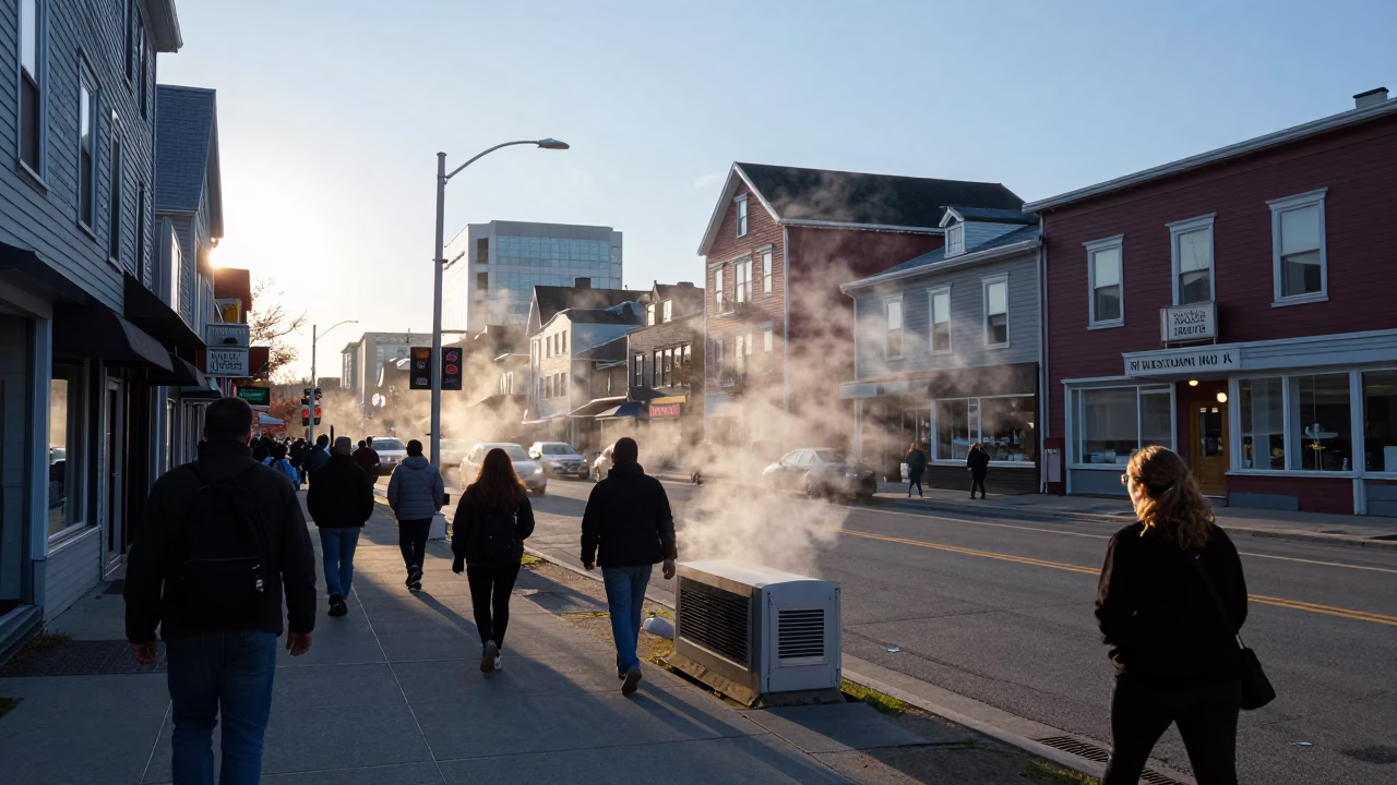 The Early Morning Light on Early Morning in Halifax in in Halifax, Nova Scotia, Canada
