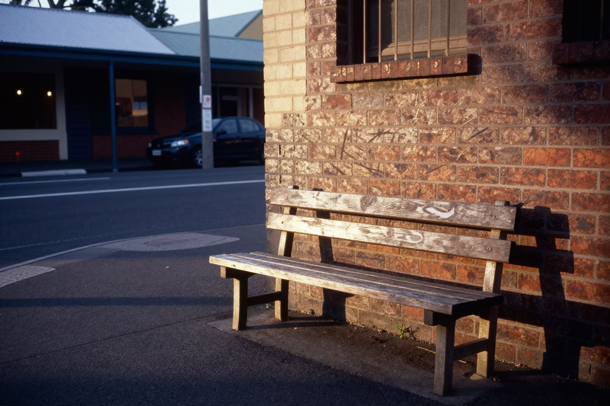 The Early Morning Light on Street Scene in Perth in in Perth, Western Australia, Australia