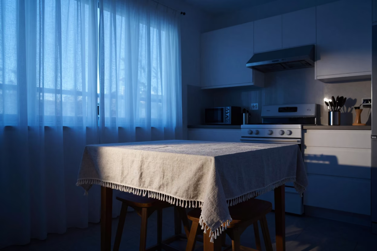The Last Blue Light Of Evening on Hour Kitchen in Miami in in Miami, Florida, United States