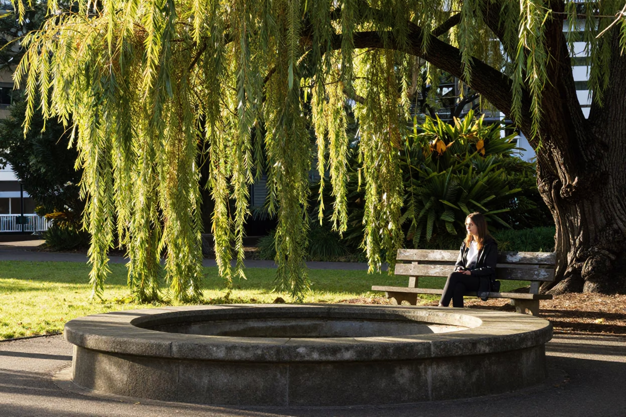 The Late Afternoon Light on Candid Moment in Wellington in in Wellington, New Zealand