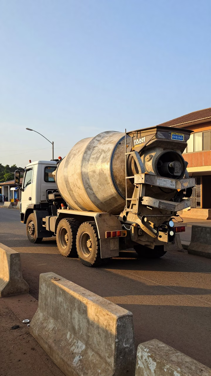 The Late Afternoon Light on Street Life in Accra in in Accra, Ghana