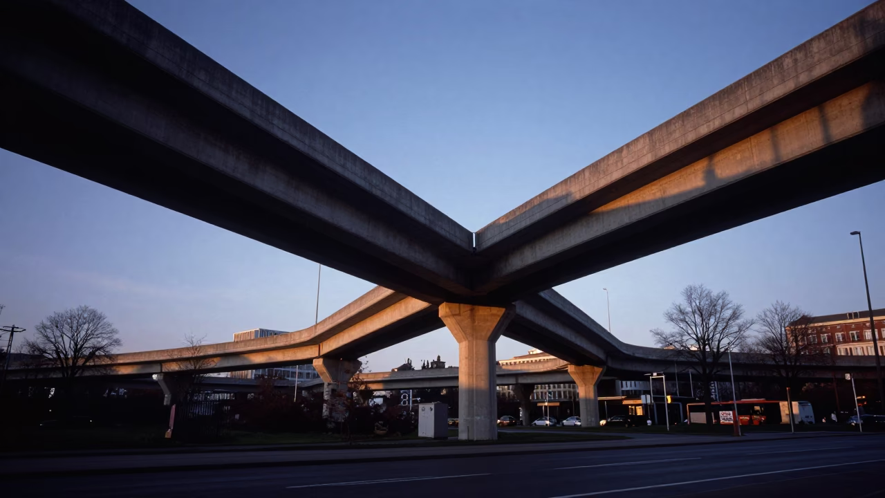 The Late Afternoon Light on Urban Landscape in Brussels in in Brussels, Belgium