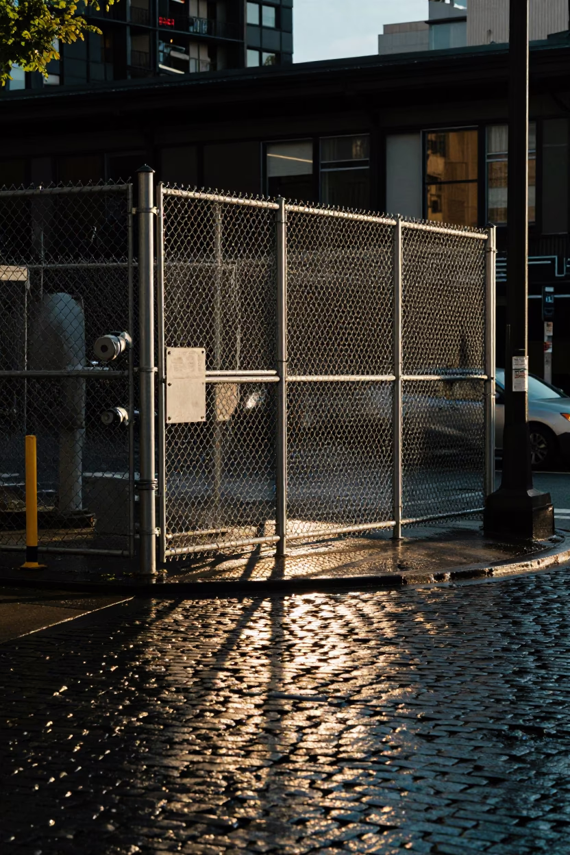 The Late Afternoon Light on Urban Scene in Portland in in Portland, Oregon, United States