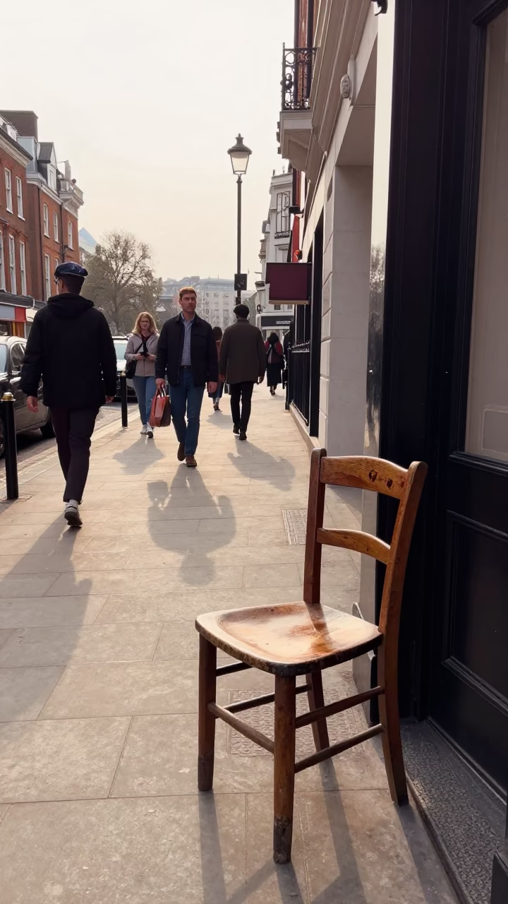The Late Morning Light on 1950s Era in London in in London, United Kingdom