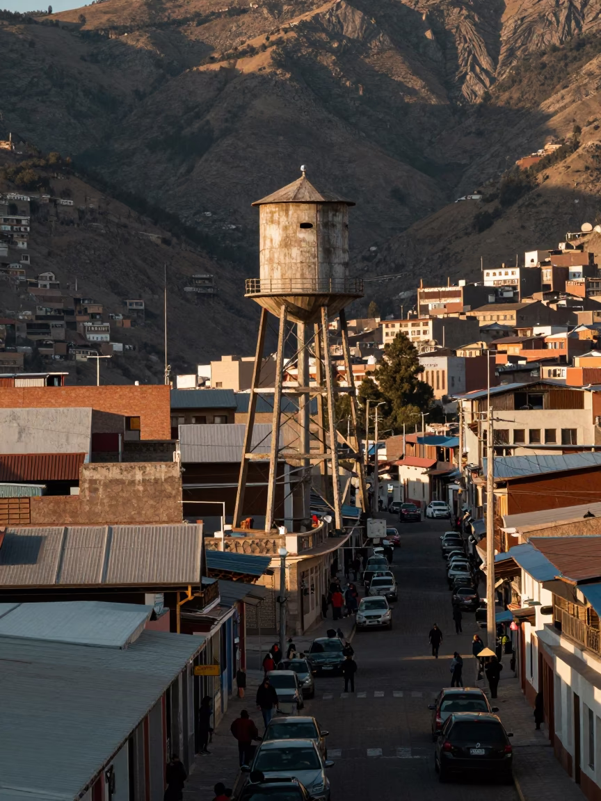 The Late Morning Light on Late Morning in La Paz in in La Paz, Bolivia