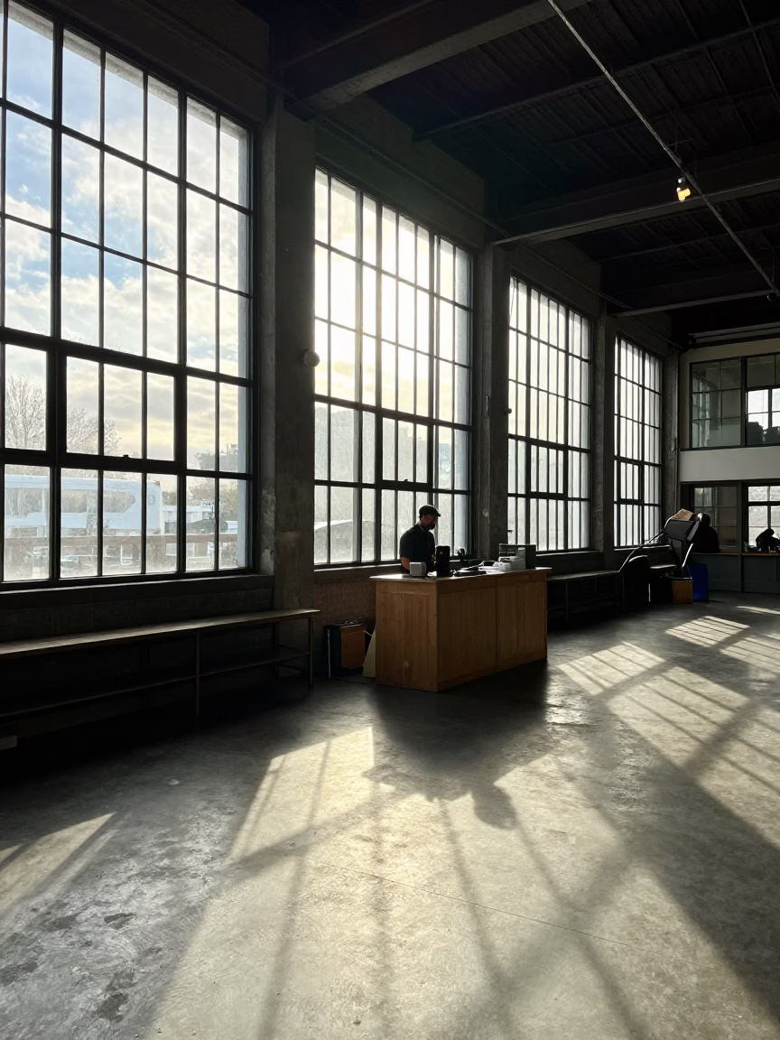 The Late Morning Light on Morning Light in Vancouver in in Vancouver, British Columbia, Canada