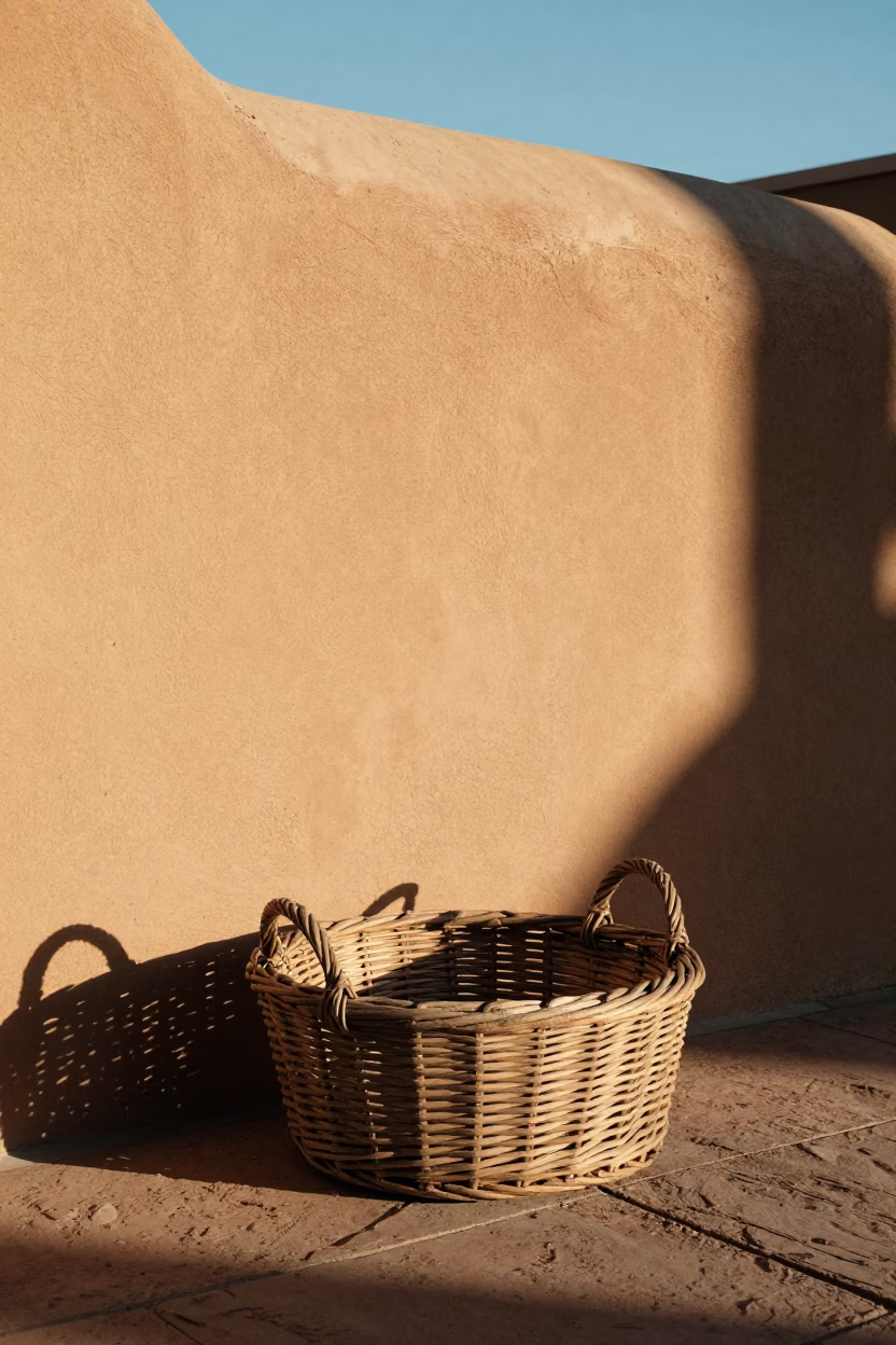 The Late Morning Light on Morning Sunlight in Santa Fe in in Santa Fe, New Mexico, United States