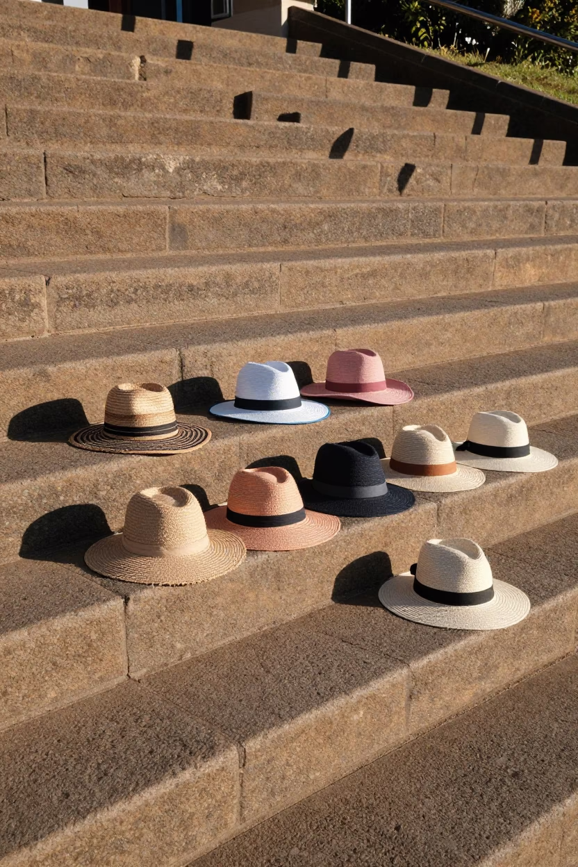 The Late Morning Light on Sun Hats in Sydney in in Sydney, New South Wales, Australia