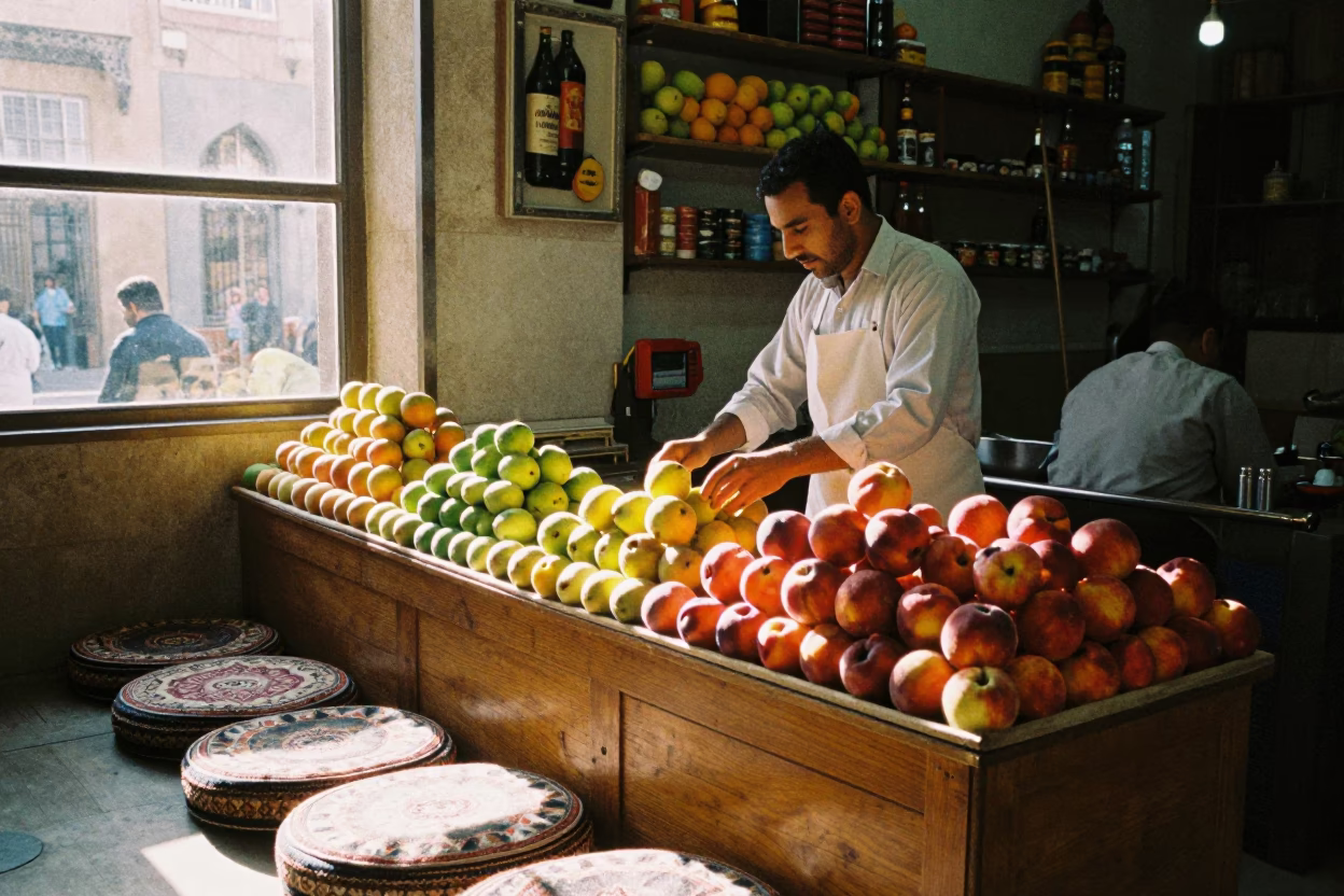 The Late Morning Light on Traditional Cushions in Cairo in in Cairo, Egypt