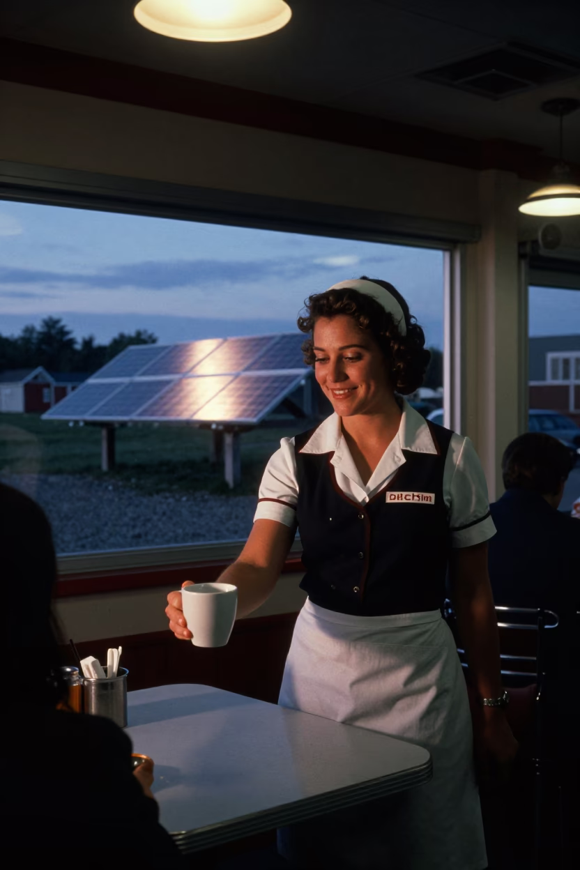 The Predawn Darkness Light on Predawn Morning in Halifax in in Halifax, Nova Scotia, Canada